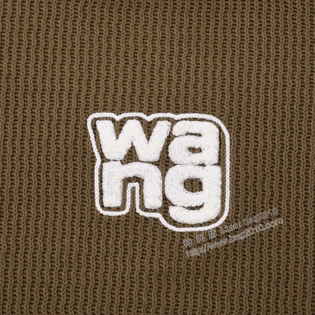 AlexanderWang專櫃2023FW新款刺繡針織衫毛衣 男女同款 tzy2996